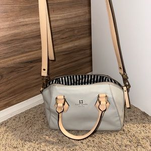 Blue and Beige Kate Spade Cross Body Bag